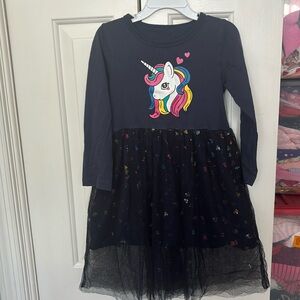 Unicorn flutter dress. Sparkly skirt